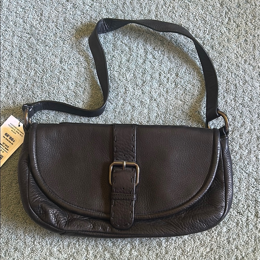 Calvin Klein Elegant Black Leather Bag